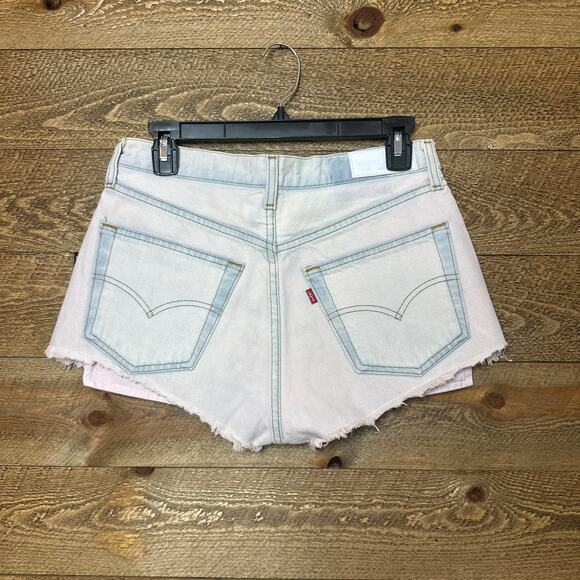 RE/DONE x Levi's Collaboration The Short in Pink Size 25 NWT - Picture 2 of 10